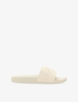 ALLSAINTS Biggy Rubber Slides - Chalk White - EUR 43 / 9 UK MEN in Chalk White – Mens | Sandals | Sliders & flip flops