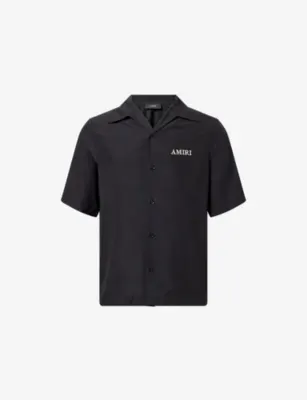 AMIRI Logo-Embroidery Camp Woven Shirt