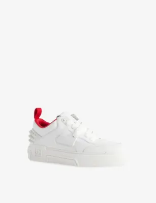 CHRISTIAN LOUBOUTIN Astroloubi 2 Leather Trainers - EUR 44.5 / 10.5 UK MEN in WHITE, additional product view 3
