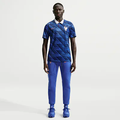 Nike FFF Tech Fleece Men's Nike Football Joggers - Game Royal/Metallic Copper