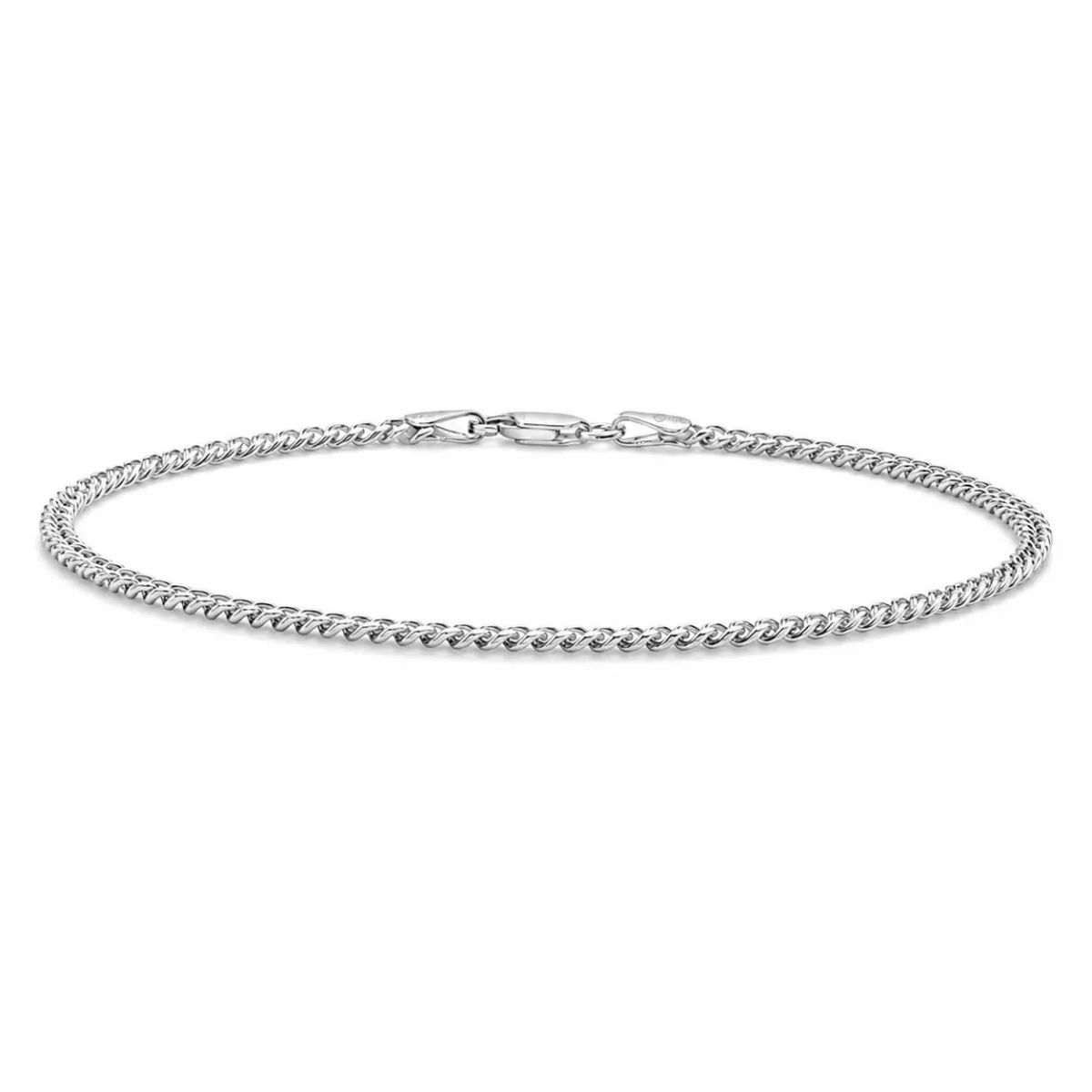 JALGAS - GOLDEN MOON .925 Silver Miami Cuban Bracelet 2.5mm 71459 in 7 Inches – Bracelet