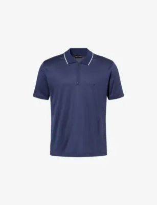 EMPORIO ARMANI Logo Short-Sleeve Knit Polo Shirt