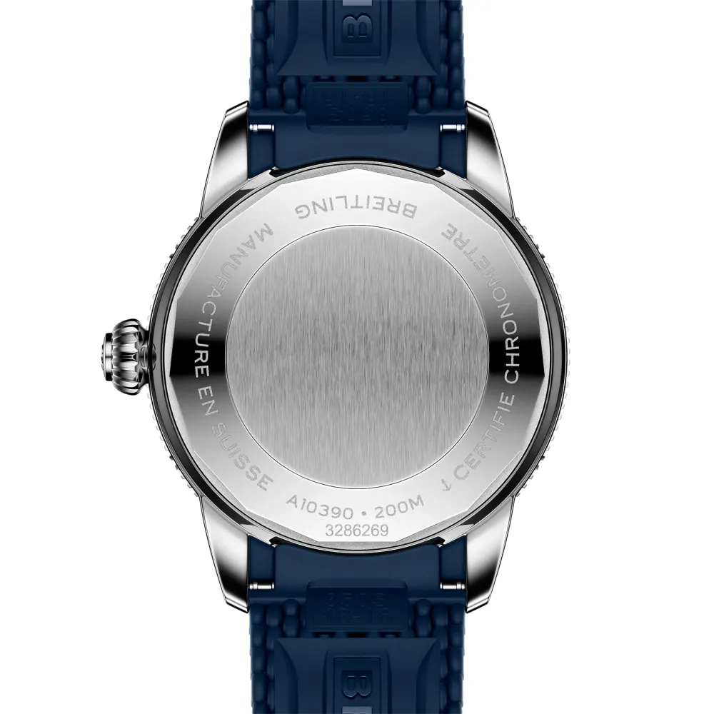 Breitling Superocean Heritage Automatic 36mm Unisex Watch Blue Rubber in Blue, additional product view 2