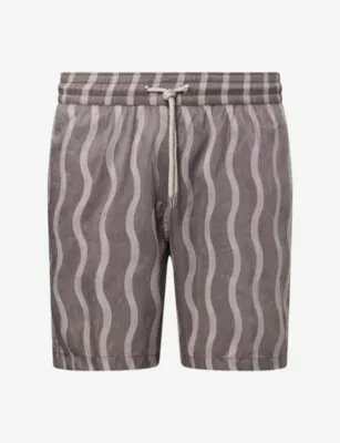 FRESCOBOL CARIOCA Santos Linen-Blend Swim Shorts