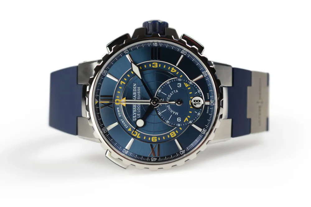 Ulysse Nardin Marine 1553-155-3/43 — 2018 — Very good in Blue, additional product view 3