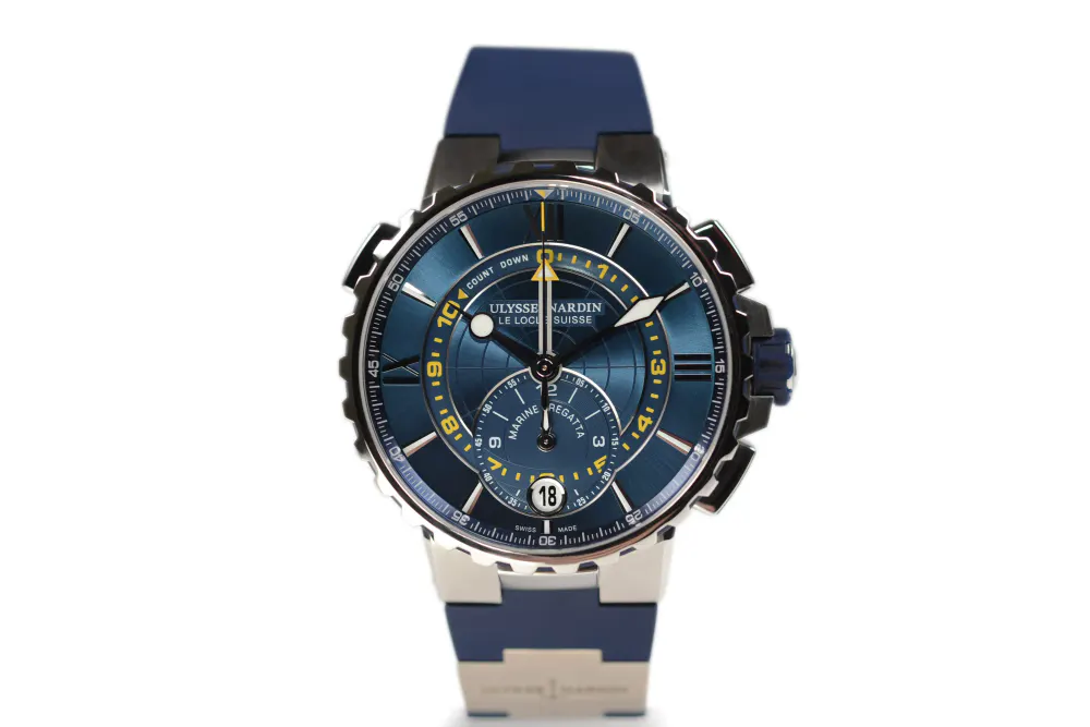 Ulysse Nardin Marine 1553-155-3/43 — 2018 — Very good in Blue – Pre-owned watches