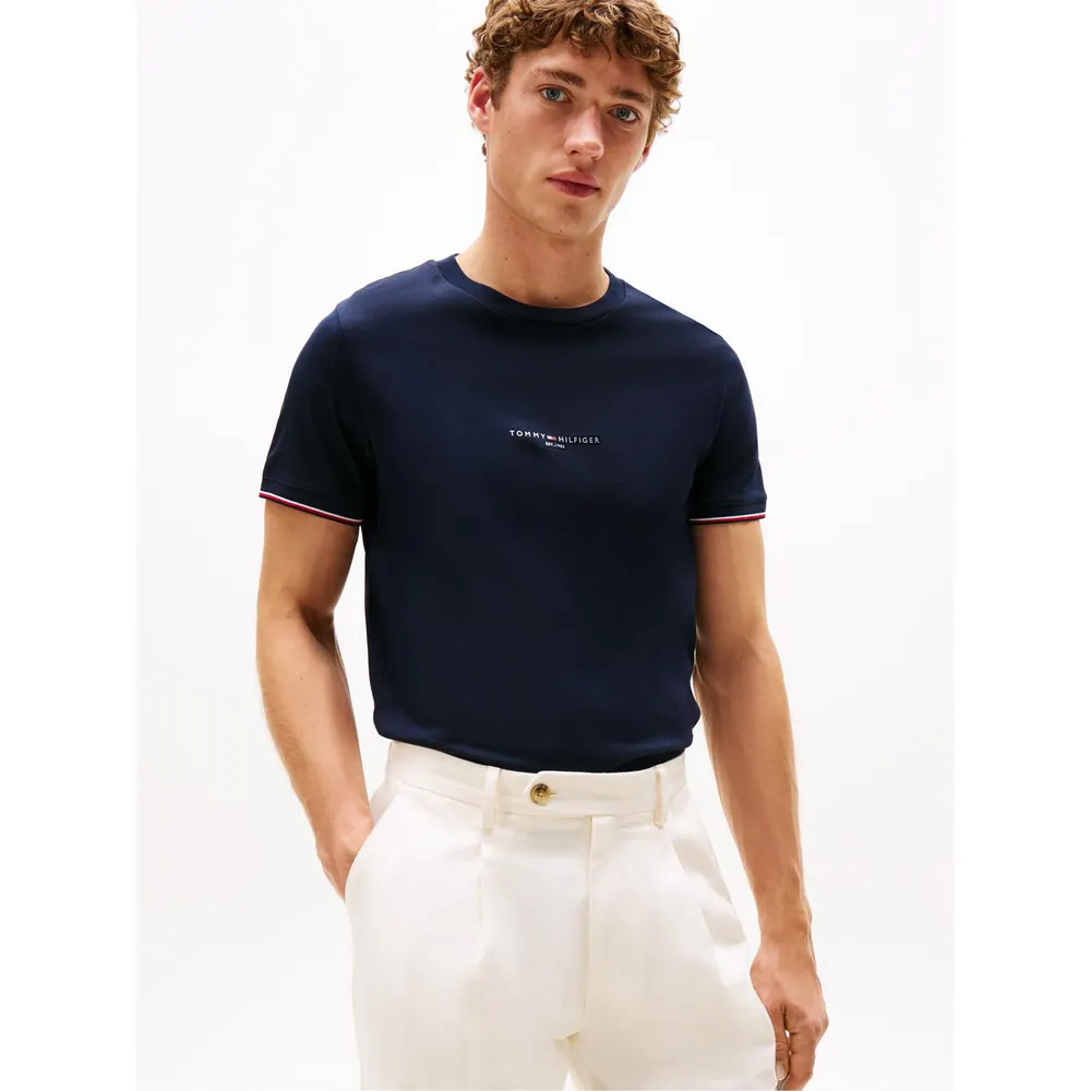 Tommy Hilfiger Logo Tipped T-Shirt detail 2