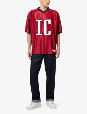 ICECREAM Embroidered Oversize Jersey Football Shirt detail 2