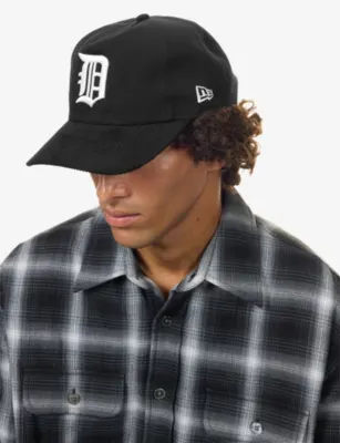 NEW ERA 19TWENTY Detroit Tigers MLB Cooperstown Cord Baseball Cap detail 2