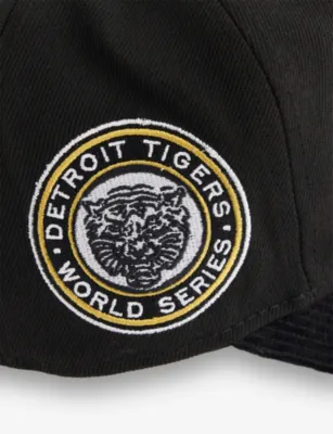 NEW ERA 19TWENTY Detroit Tigers MLB Cooperstown Cord Baseball Cap detail 3