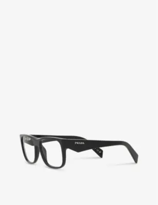 PRADA PR 22ZV pillow-frame acetate optical glasses detail 3