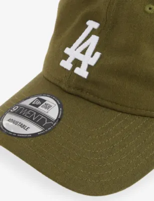 NEW ERA 9TWENTY LA Dodgers Woven Cap in Green Med, additional product view 3