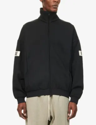 FEAR OF GOD ESSENTIALS F26 Zip-UP Cotton-Blend Track Jacket detail 3