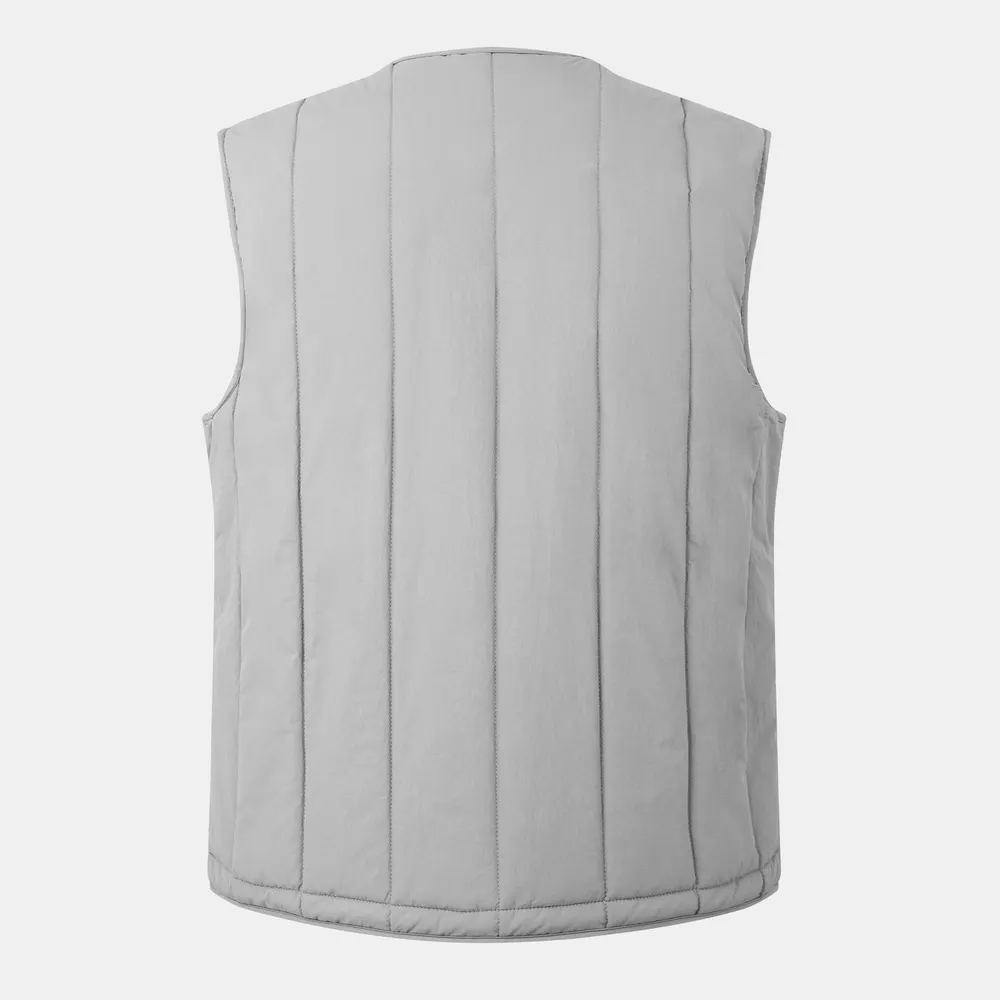 Hugo Men's Batino Quilted Sleeveless Double Zip Gilet detail 2