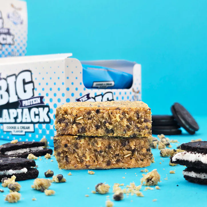 Muscle Moose Big Protein Flapjack - Cookies & Cream 12 x 100g, additional product view 3