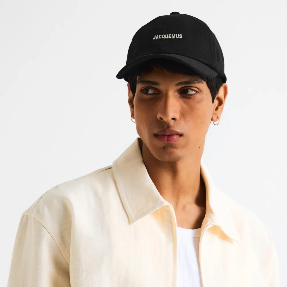 Jacquemus Mens Logo Baseball Cap detail 3