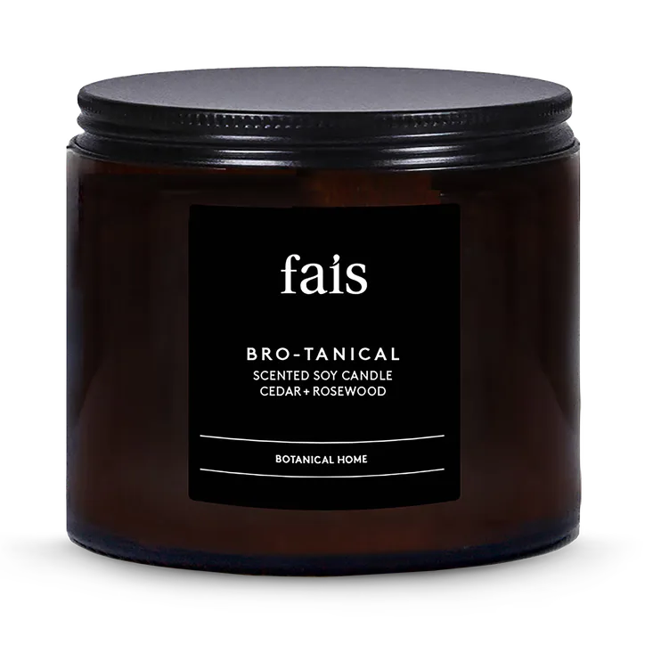 Fais Bro-tanical Scented Soy Candle with Cedar & Rosewood – 440g