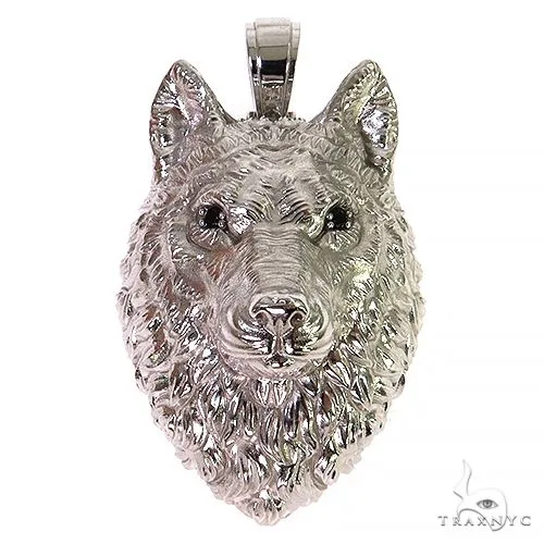 RINA - For Him CUSTOM Custom Made Wolf Pendant 68258 in Rose Gold – Pendant