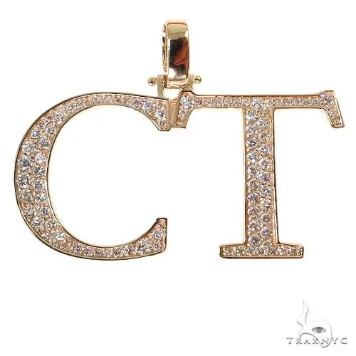 RINA - For Him CUSTOM Custom Made CT Diamond Pendant 67567 in Rose Gold – Pendant