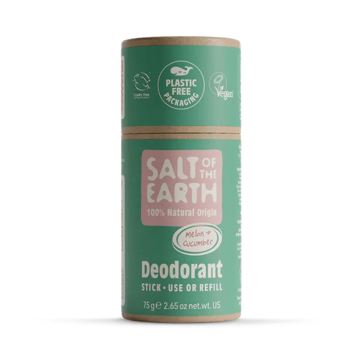 Salt of the Earth Melon & Cucumber Natural Deodorant Stick - Use or Refill
