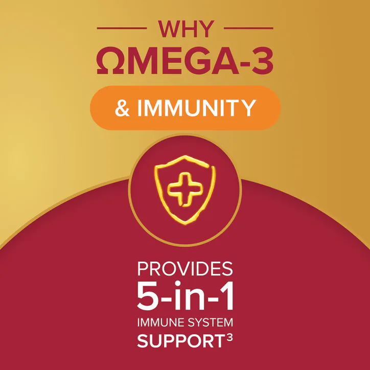 Seven Seas Omega-3 Fish Oil & Immunity 30 Tablets & 30 Capsules (1 Month Supply), additional product view 3