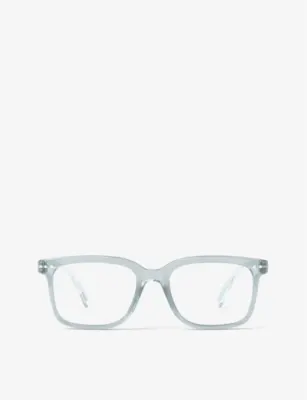 IZIPIZI #L square-framed frozen blue reading glasses - HAVANE - +2 detail 2