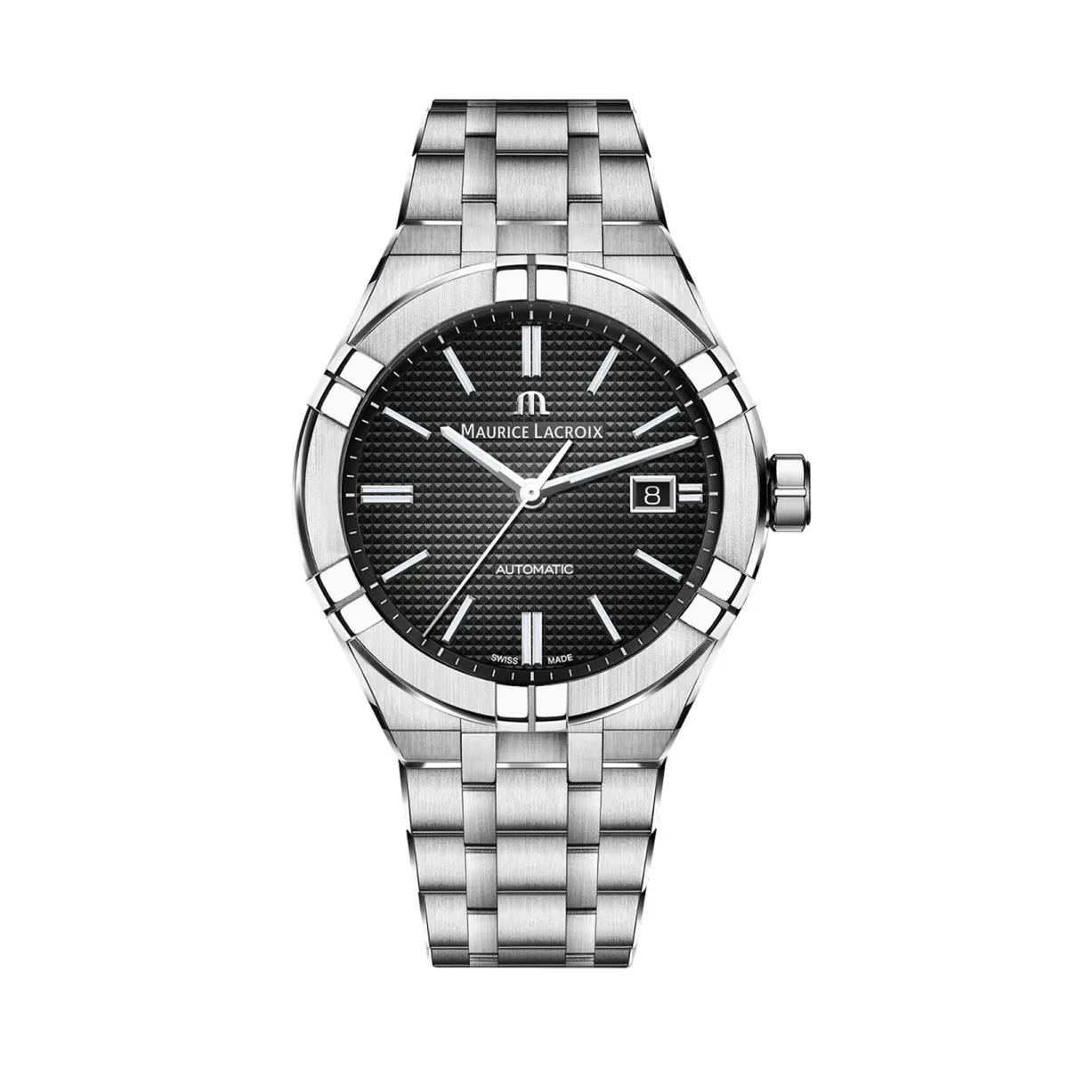 Maurice Lacroix Aikon Automatic Date 42mm Mens Watch Black