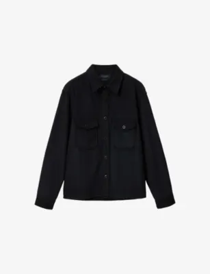 ALLSAINTS Palermo Long-Sleeve Wool-Blend Shirt
