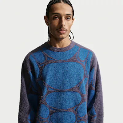 Nike Project F.R.O.G. Men's Jelly Cage Jumper - Dark Raisin/Brilliant Blue/Voltage Green in Dark Raisin/Brilliant Blue/Voltage Green – Nike men's and unisex