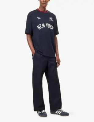 NEW ERA LA Dodgers MLB Embroidered Cotton Chino Trousers detail 2