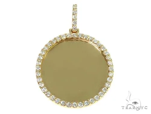RINA - SUNNY 2 14K Yellow Gold Sweet Memories Collection Medium Diamond Photo Pendant 66281 in Rose Gold – Pendant