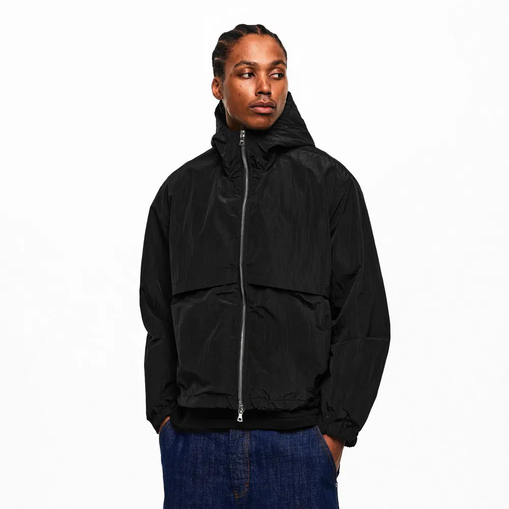 Summit Men's Ripstop Windbreaker in Black, additional product view 3