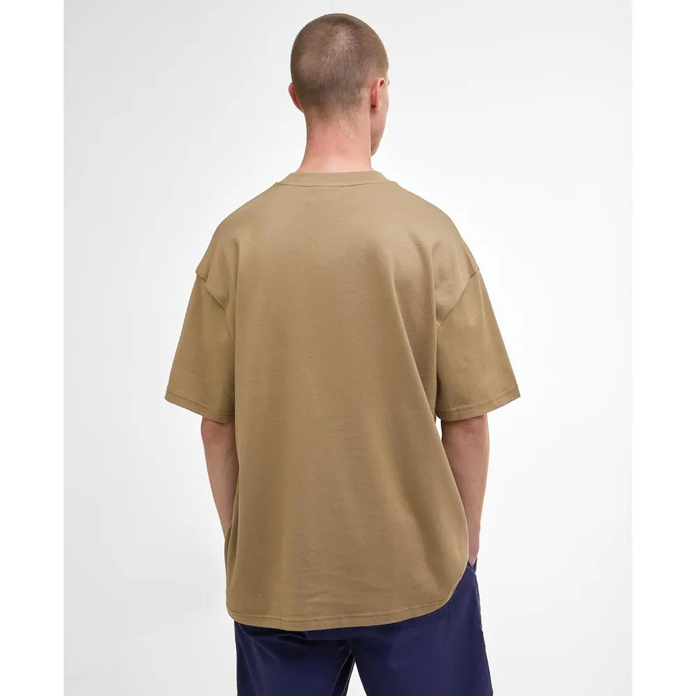 Barbour International short-sleeved cotton divide t-shirt detail 3