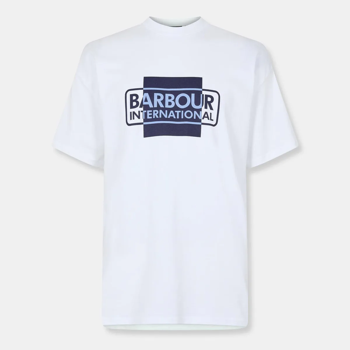 Barbour International short-sleeved cotton divide t-shirt