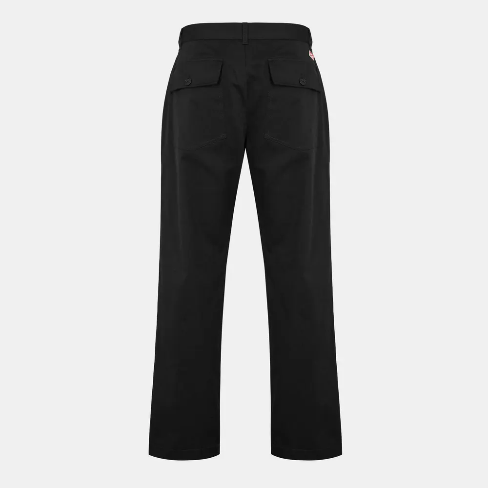 Casablanca Men's Relax Wide Leg Trousers in Black, additional product view 2