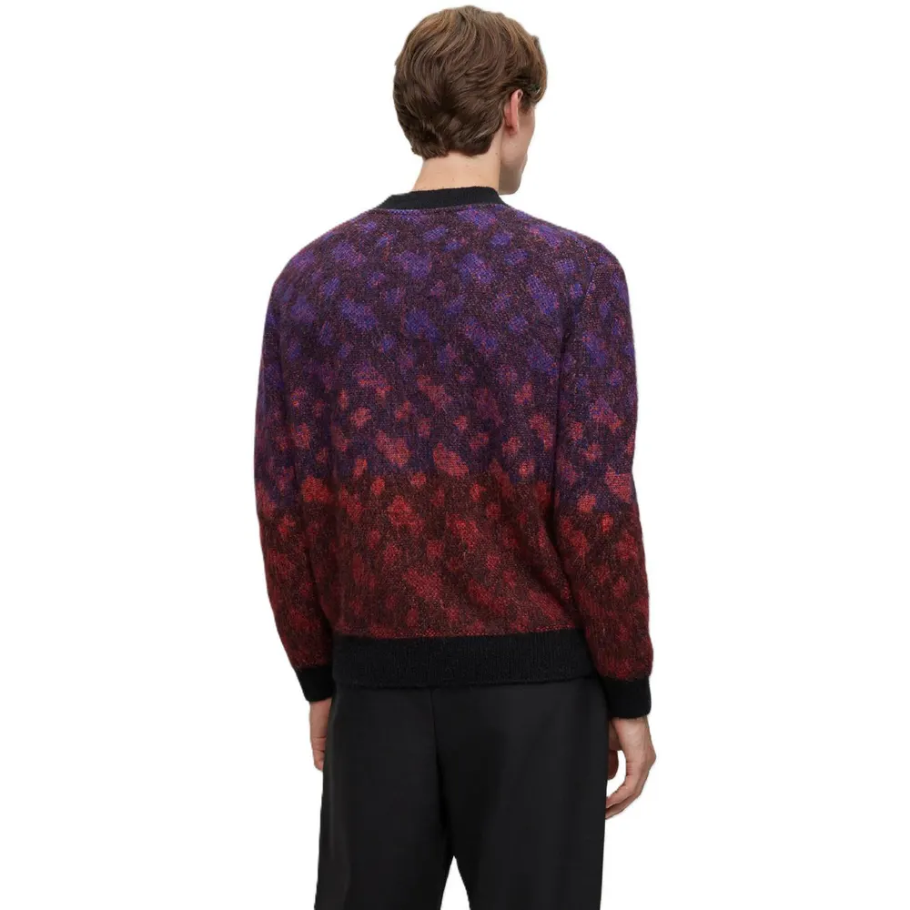 Boss Men's Miracolo Crew Neck Jumper detail 2