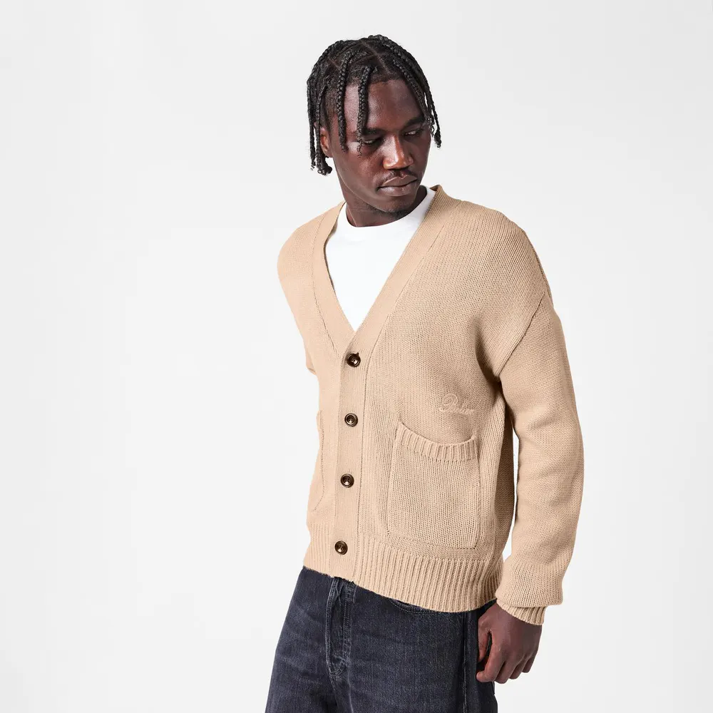 BELIER Men's Layered Knit Button-Front Cardigan detail 3