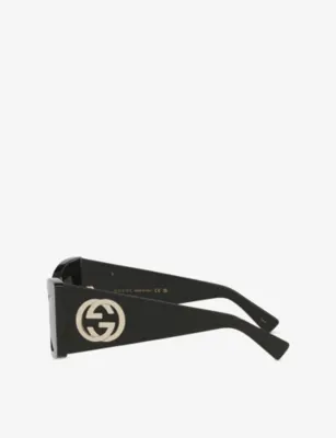 GUCCI GG1842S Butterfly-Frame Acetate Sunglasses detail 3