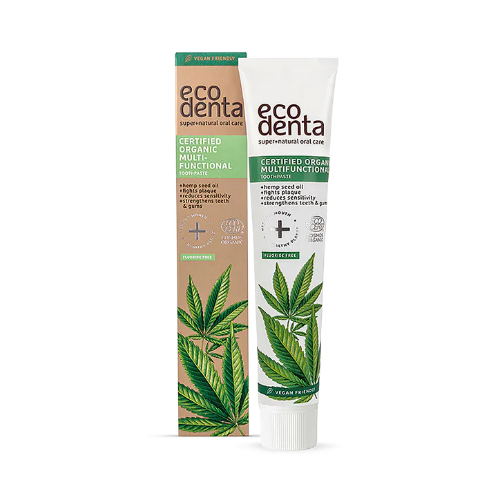 Ecodenta Certified Organic Multifunctional Toothpaste with Hemp Oil 75ml