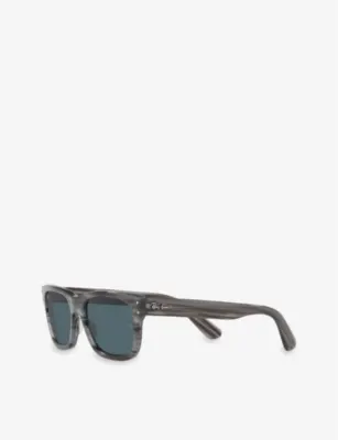 RAY-BAN RB2283 Mr Burbank rectangular-frame acetate sunglasses detail 3