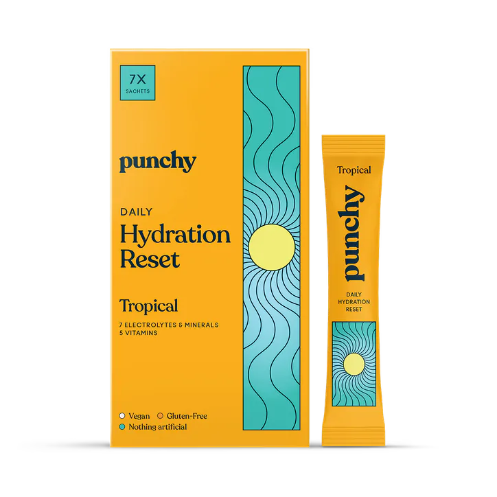 Punchy Daily Hydration Reset Tropical 7 Sachets