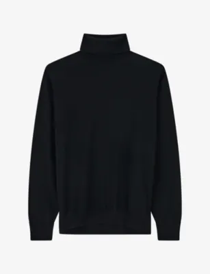BOGGI MILANO Turtleneck Regular-Fit Merino Wool Jumper