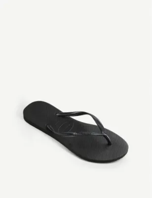 HAVAIANAS Logo-embellished rubber flip-flops - 8 detail 3