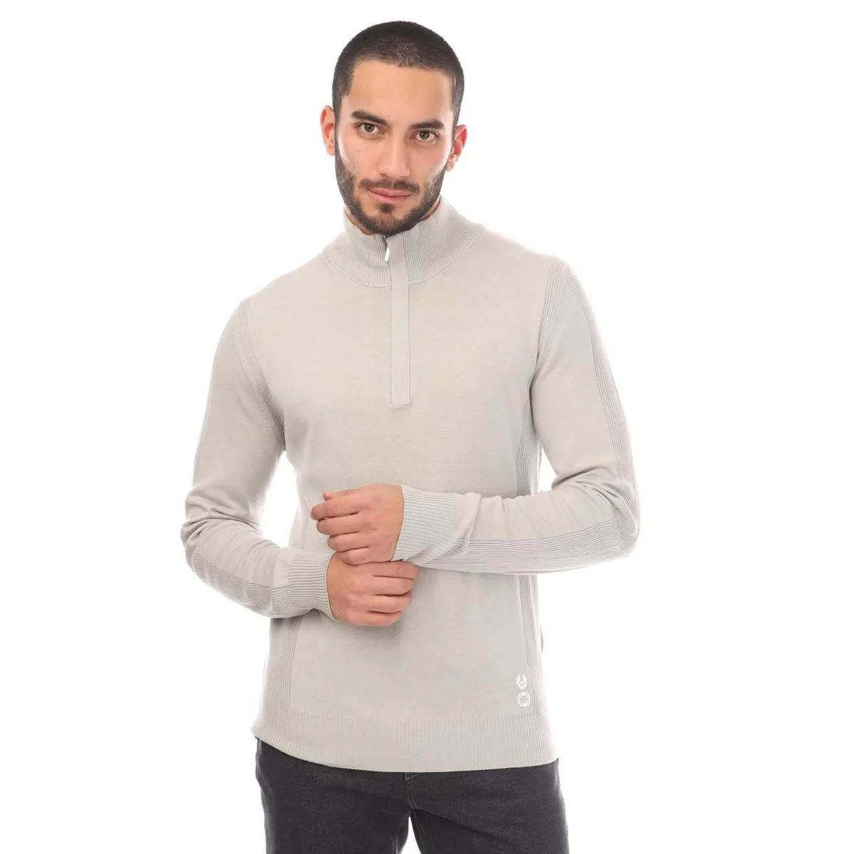 Belstaff Cotton Silk Blend Challenger Sweater