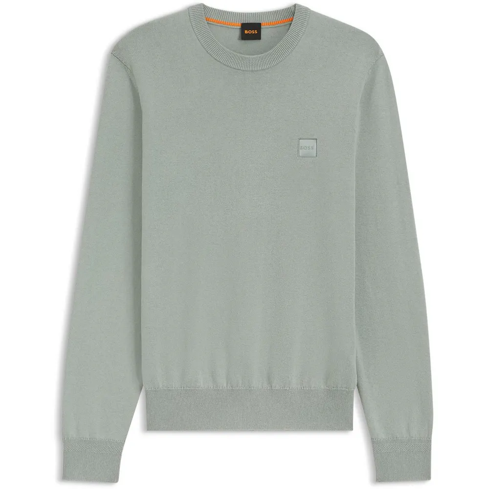 Boss Mens BOSS ORANGE Long Sleeve Crew Neck Jumper (Kanovano)