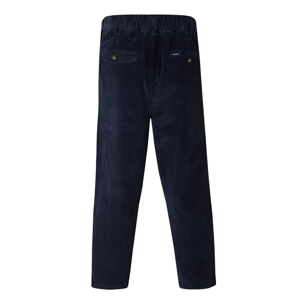 Barbour Men's Corduroy Trousers in Dark Navy NY74, additional product view 2