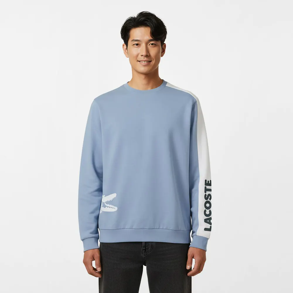 Lacoste Men's Printed Long Sleeve Pyjama Top detail 3