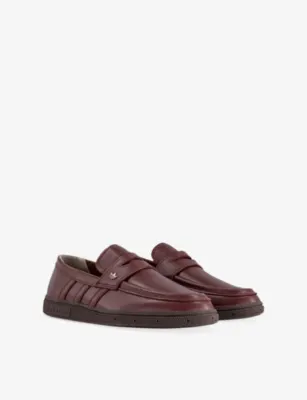 ADIDAS Handball Spezial Leather Loafers - EUR 43.5 / 9.5 UK MEN in FOX BROWN DARK BROWN, additional product view 3