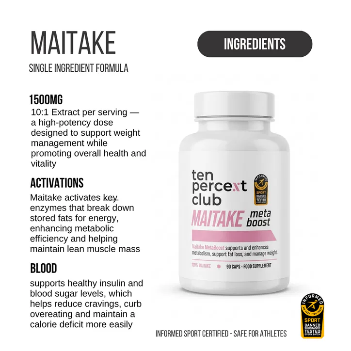 The Ten Percent Club Mataike Metaboost 90 Capsules detail 2