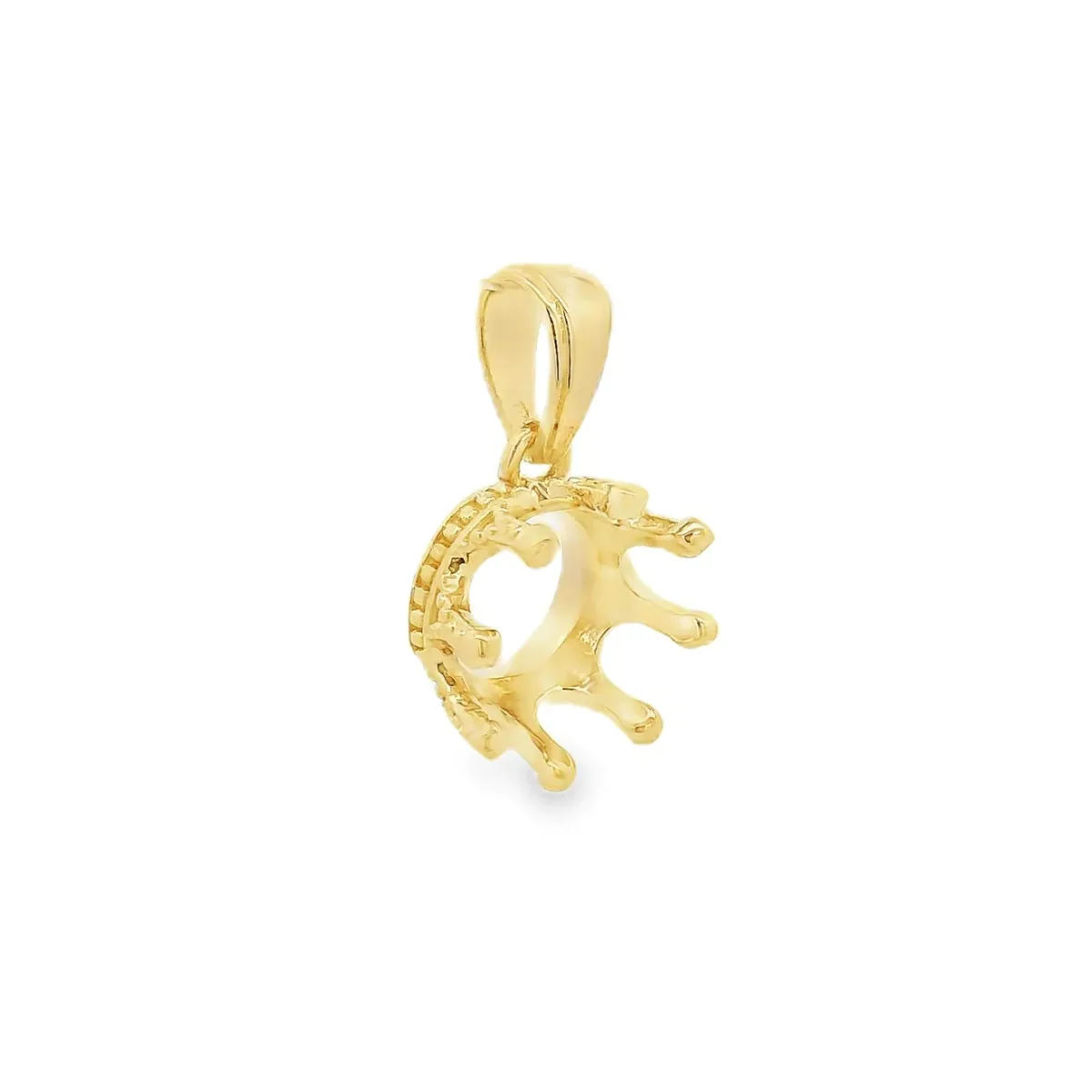 RINA - For Him FACTORY 14K Crown Charm Pendant 57701 in Rose Gold – Pendant